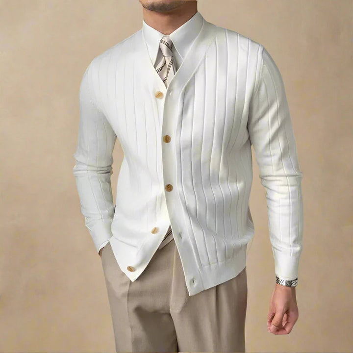 Luca | Refined Striped Cardigan