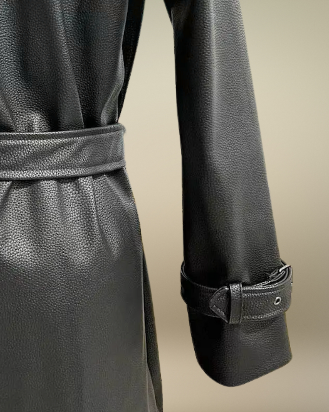 Daria | Luxury Leather Coat