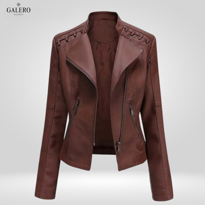 Sienna | Classic Leather Jacket