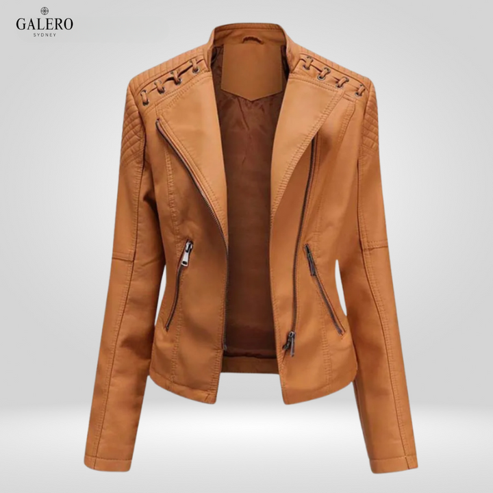 Sienna | Classic Leather Jacket