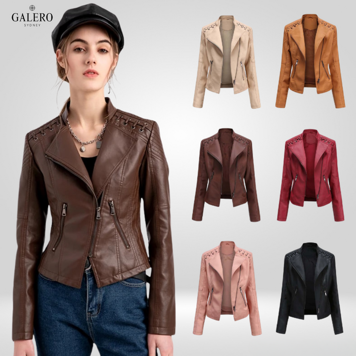 Sienna | Classic Leather Jacket