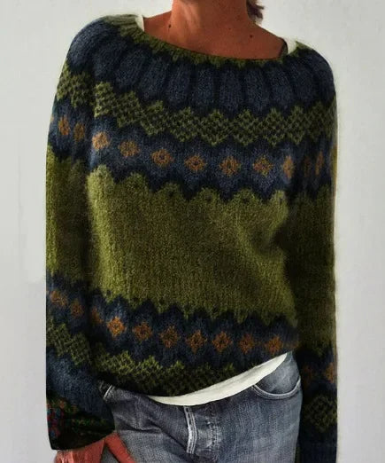 Elja | Cozy Fair Isle Sweater